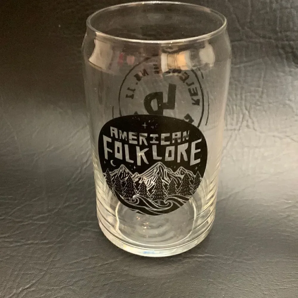 American Folk Lore Beer Club Every Good Story Starts With Beer 16 Ounce Glass